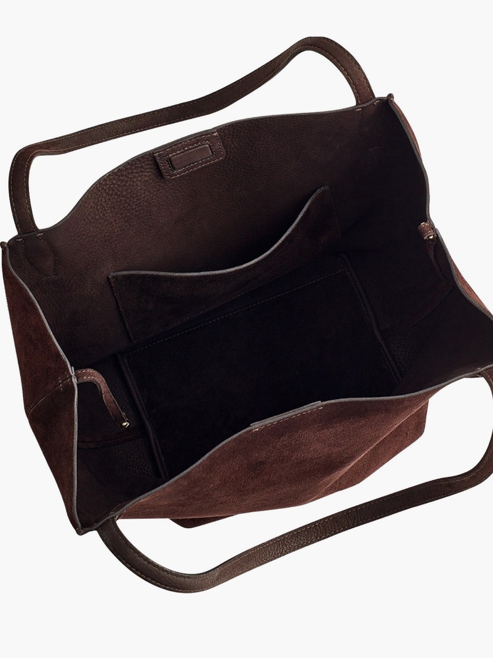 Madewell Oversize Suede Shopper Tote - Picture 3 of 8